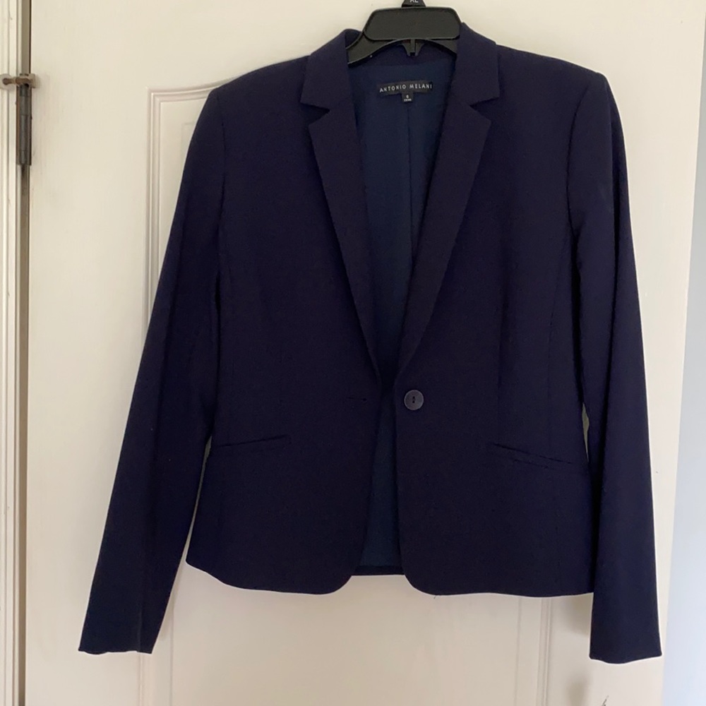 Antonio melani navy blazer size 6